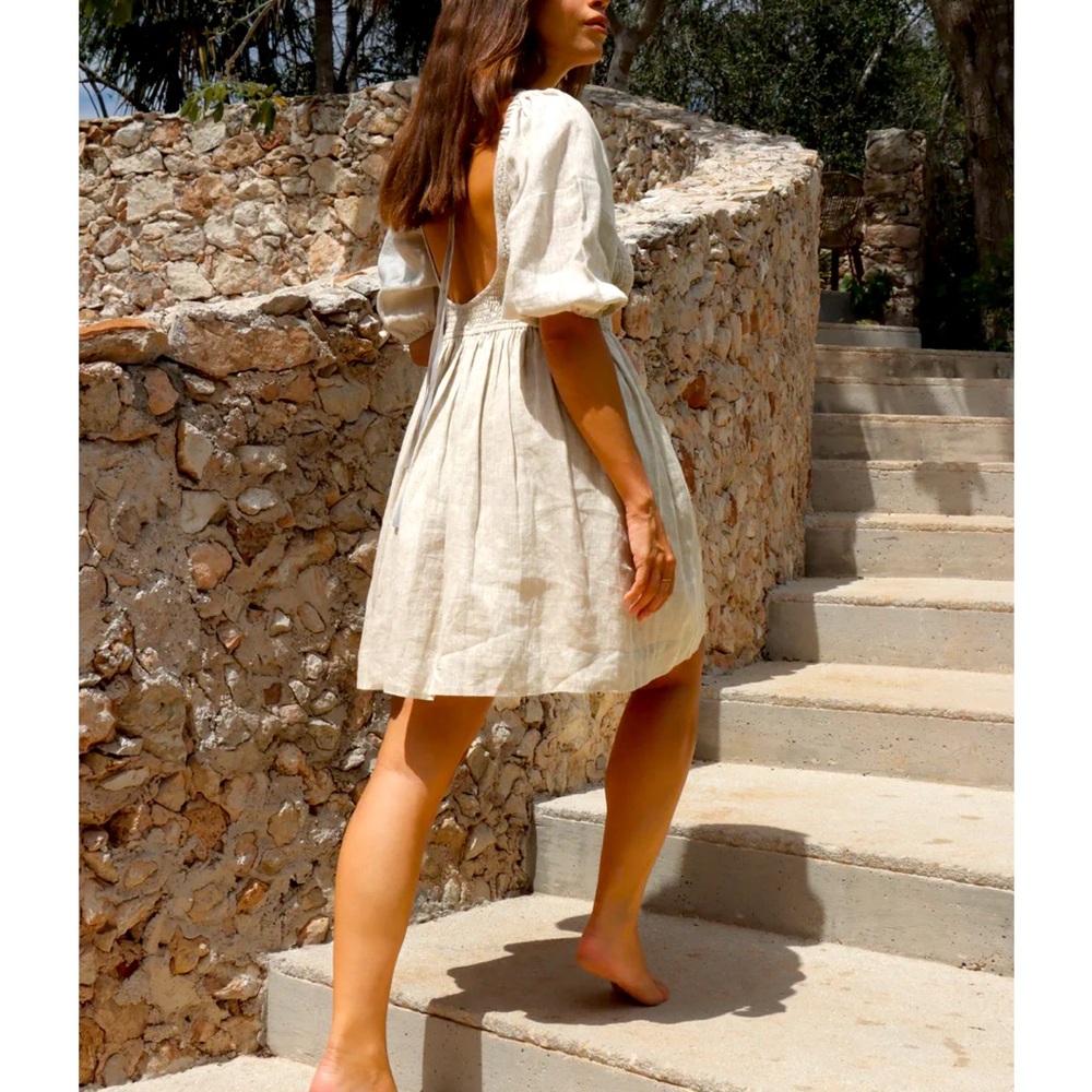 Laude the Label organic linen dress